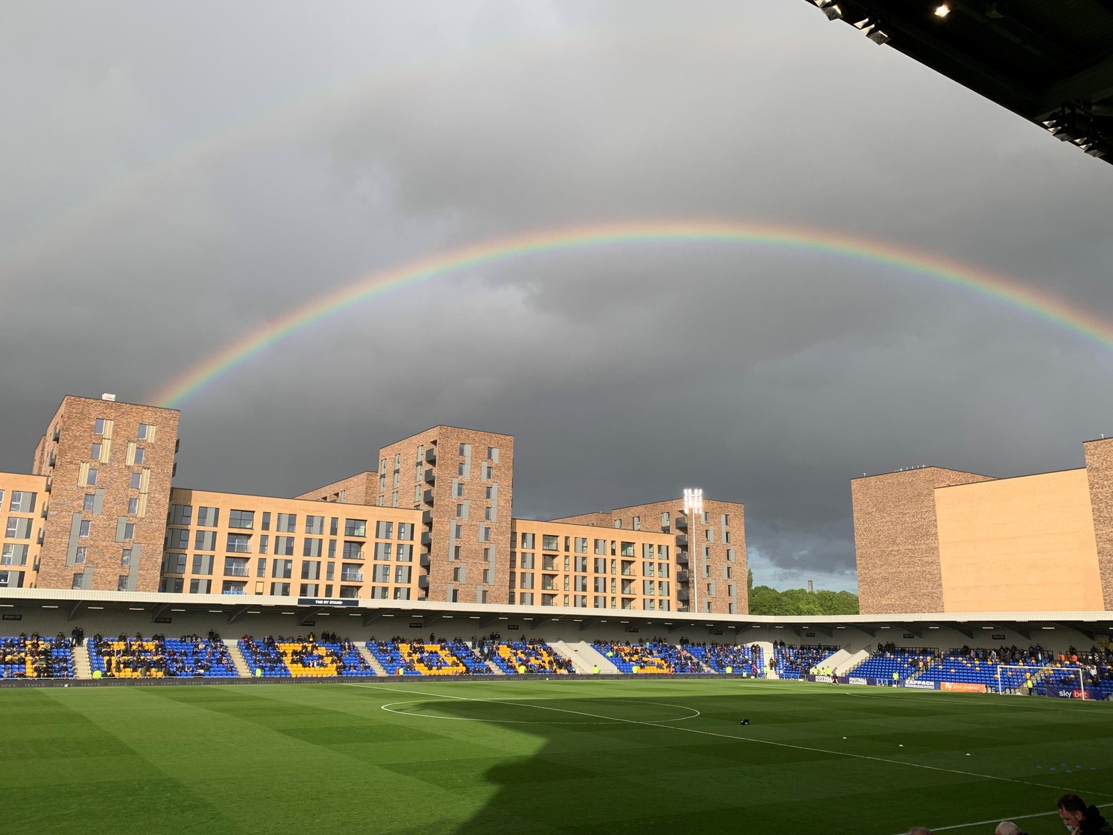 Pitch view at Plough Lane