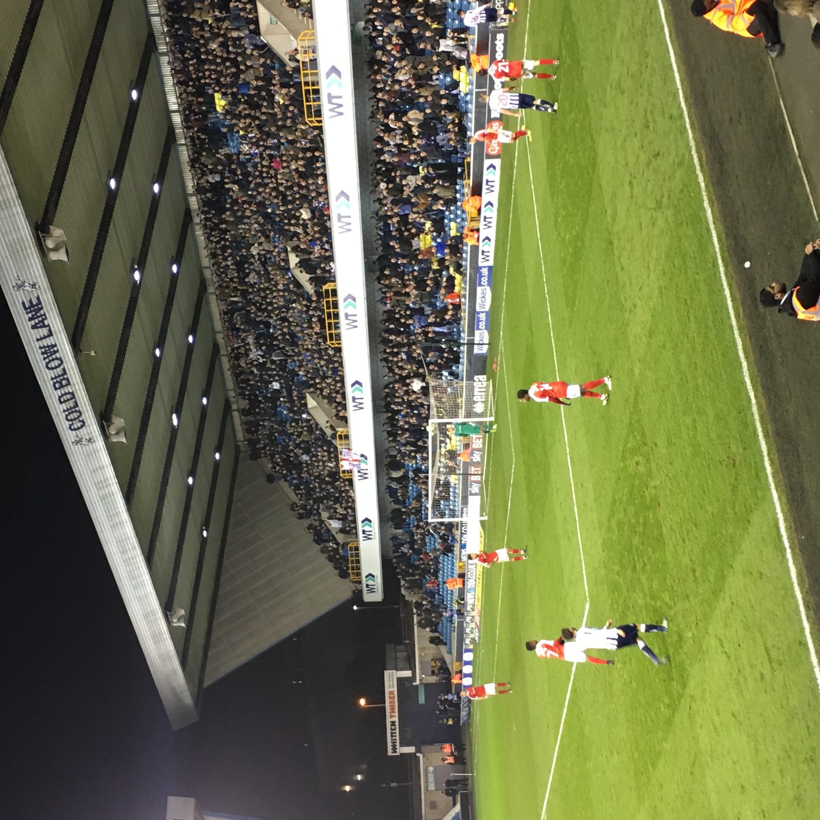 Millwall versus Charlton at The Den