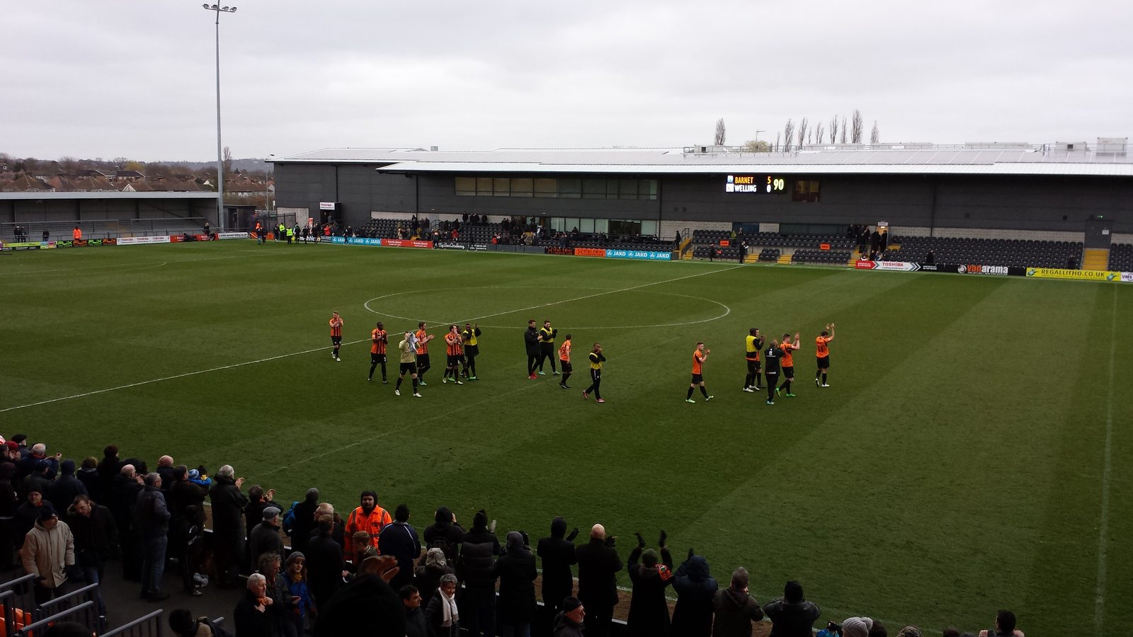 View inside The Hive Stadium