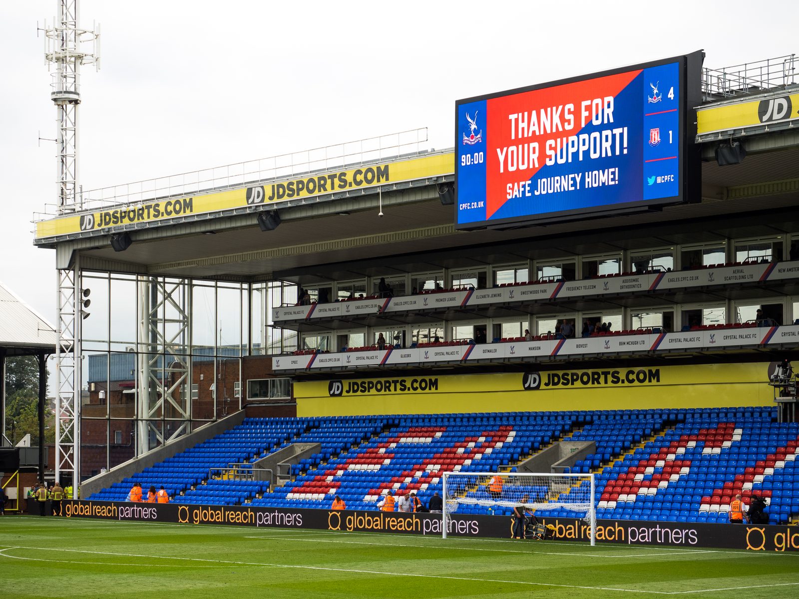 View inside Selhurst Park