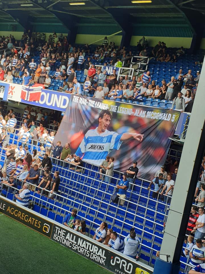 Safe standing area at Loftus Road