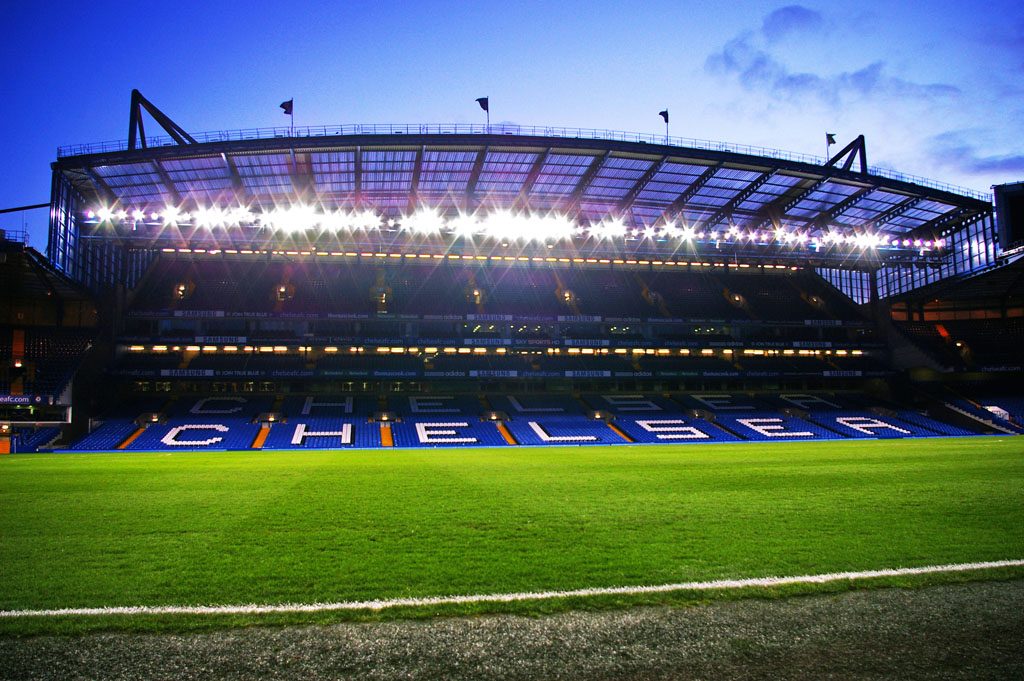 View from the West Stand at Stamford Bridge