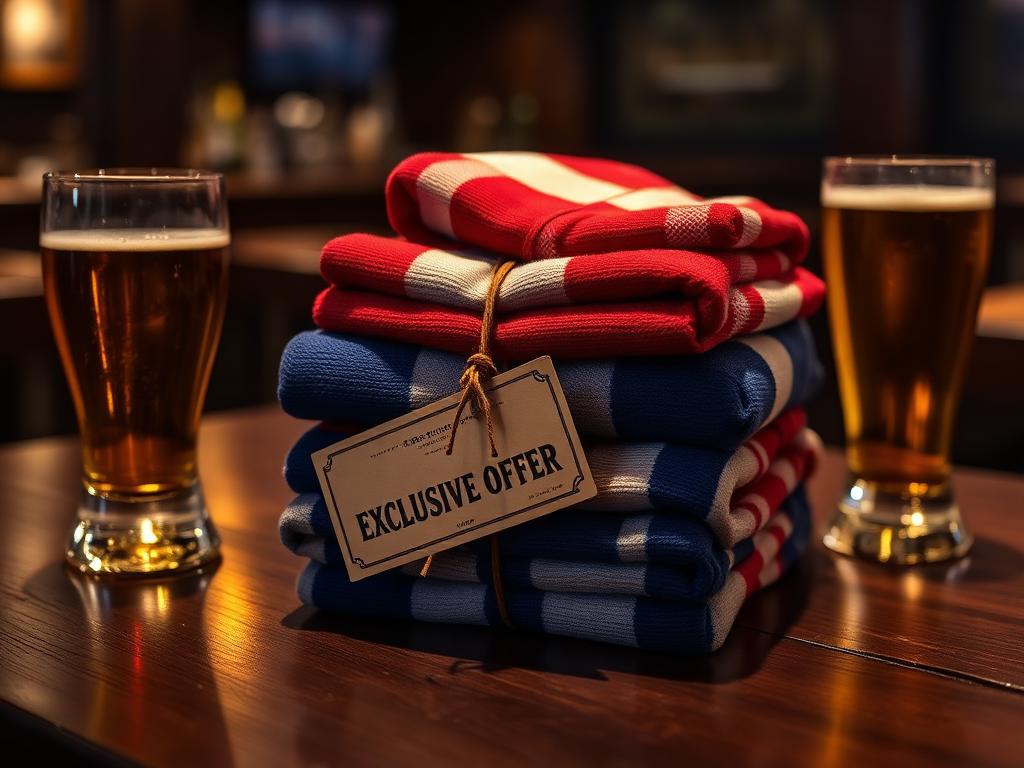 London pub interior on matchday